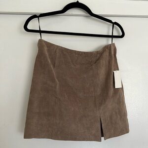 BlankNYC Suede Mini Skirt